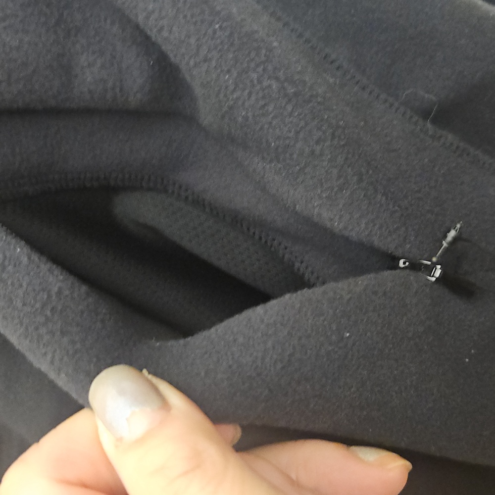 REI womens XL petite Teton Fleece Pants In Black - Picture 6 of 8